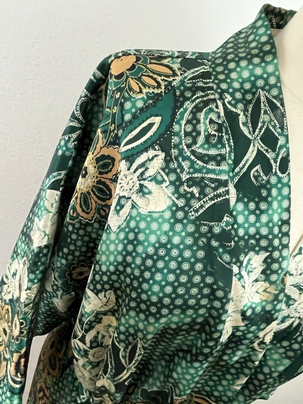 Vintage California Dynasty Lingerie Dressing Gown Peignoir Robe Women's L - Picture 6 of 14
